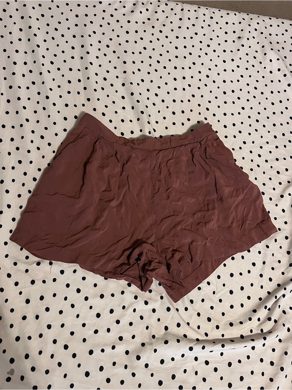 Forever 21 Mauve High Waist Flow Shorts